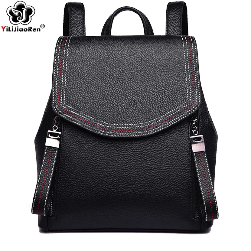 Fashion Thread Women Backpack Designer Genuine