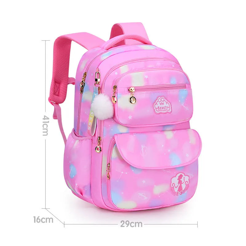 Girl Children Backpack School Bag Back Pack Pink for Kid Child