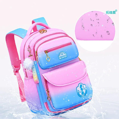 Girl Children Backpack School Bag Back Pack Pink for Kid Child